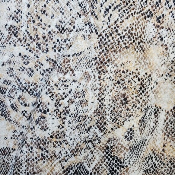 Snakeprint Blazer Linen Blend Pockets!  Size XL - Picture 10 of 14